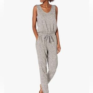 Daily Ritual Supersoft Terry Sleeveless Jumpsuit, Grey Heather, XS